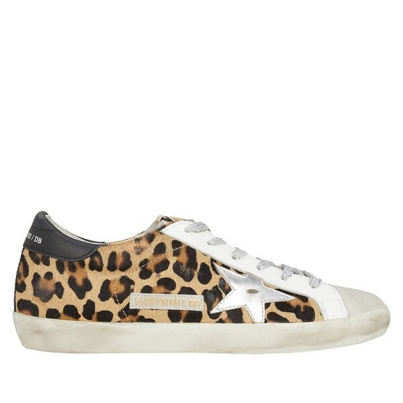 Golden Goose superstar, leopard, metallic laces. Size 39. - Picture 8 of 10